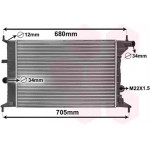Радіатор VECTRA B 16/18/20 MT -AC (Van Wezel) 