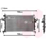Радіатор CORSAC 13/7CDTi MT/AT 03- (Van Wezel) 