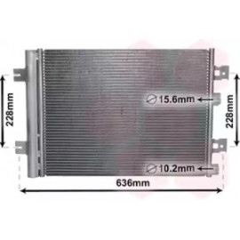 Радиатор кондиционера DACIA;RENAULT;ВАЗ (пр-во Van Wezel)