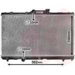 Радіатор COROLLA AE101 MT 92-99 (Van Wezel) 