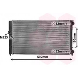 Радіатор GOLF3/VENTO 1.8i MT 94-98 (Van Wezel)