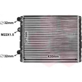 Радіатор POLO3/LUPO/AROSA MT -AC (Van Wezel)