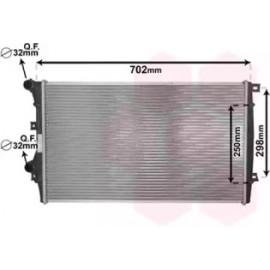 Радіатор GOLF5/A3/TOURAN 19TDi 03- (Van Wezel)