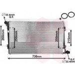 Радiатор охолодження (вир-во Van Wezel) 