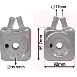 Масляний радіатор VARIOUS AUDI/VW/SKODA (Van Wezel)