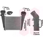 Інтеркулер PASSAT6/SUPERB 19TDi 00- (Van Wezel)  Інтеркулер PASSAT6/SUPERB 19TDi 00- (Van Wezel)