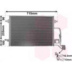 Конденсор кондиціонера VW PASSAT VI / SUPERB 00- (Van Wezel) 