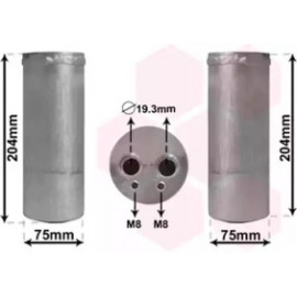 Осушитель кондиционера AUDI (пр-во Van Wezel)