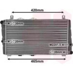 Радіатор SKODA100/FELICIA 1.3 MT (Van Wezel) 