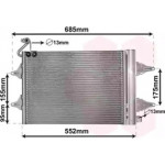 Конденсор кондиціонера POLO4/CORDOB3/IBIZ4/FABIA (Van Wezel) 