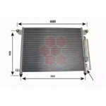 Конденсор кондиціонера KALOS/AVEO NT-DIES 03- (Van Wezel) 