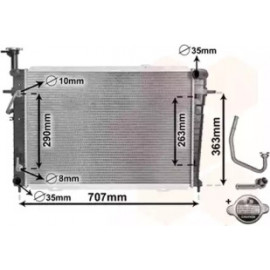 Радiатор (пр-во Van Wezel)