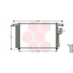 Радiатор охолодження (вир-во Van Wezel) 