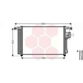 Радiатор охолодження (вир-во Van Wezel)