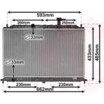 Радiатор охлодження (вир-во Van Wezel) 
