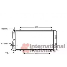 Радіатор AUDI 100 1.8 MT/AT 79-90 (Van Wezel)