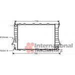 Радiатор охолодження (вир-во Van Wezel) 