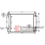 Радiатор охолодження (вир-во Van Wezel) 