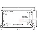 Радіатор (вир-во Van Wezel) 
