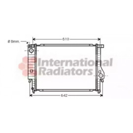 Радіатор BMW 324D/530/730 MT 85-94 (Van Wezel)