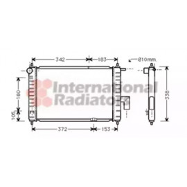 Радіатор MATIZ 2  0.8 MT +-AC 01- (Van Wezel)