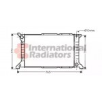 Радіатор TRANSIT5 2.5TD MT -AC 94- (Van Wezel) 