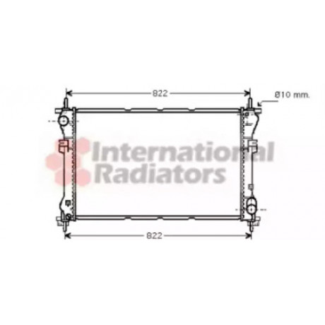 Радіатор TRANSIT VII 20TD MT 00- (Van Wezel)
