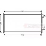 Радiатор охлодження (вир-во Van Wezel) 