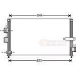 Радiатор HONDA CIVIC VIII (FA, FD) (05-) (пр-во Van Wezel) 
