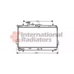 Радiатор охлодження (вир-во Van Wezel) 