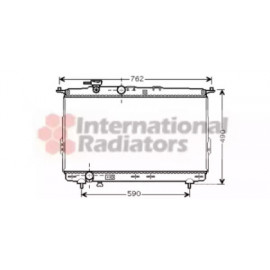 Радiатор охлодження (вир-во Van Wezel)