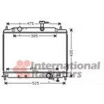 Радіатор ACCENT 3 15CRDi MT 05- (Van Wezel) 