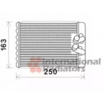 Радиатор отопителя H1/H200 ALL REAR AC 96-00(пр-во Van Wezel) 