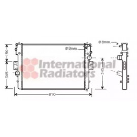 Радіатор DAILY5 28D/28TD MT +AC 03 (Van Wezel)