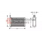 Радiатор обігрівача (вир-во Van Wezel) 