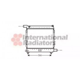 Радіатор W124/W201 MT 18/20/23 -AC (Van Wezel)