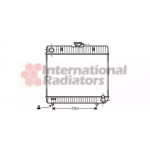 Радіатор MB W123/W126 MT 76-84 (Van Wezel) 