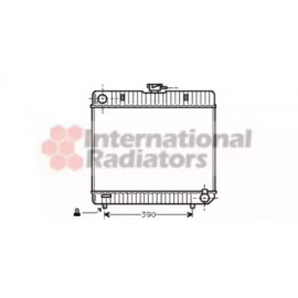 Радіатор MB W123/W126 MT 76-84 (Van Wezel)