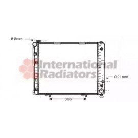 Радіатор MB W124 25D/30D 93-95 (Van Wezel)