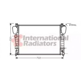 Радіатор CL600/CL55AMG AT 99- (Van Wezel)