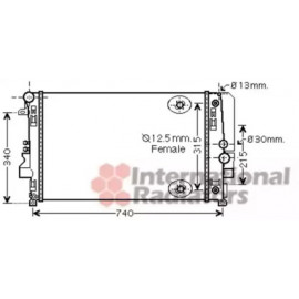 Радіатор (вир-во Van Wezel)