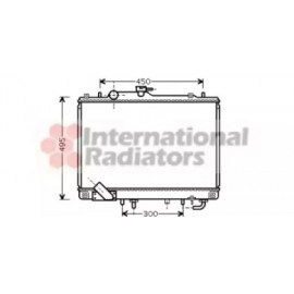 Радiатор охлодження (вир-во Van Wezel)