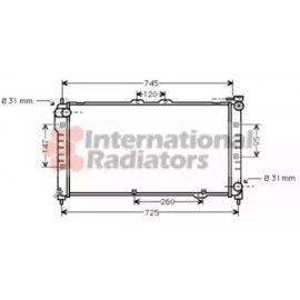 Радіатор MAZDA 323F MT -AC 94-98 (Van Wezel)