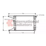 Радіатор OMEGA B  2.0 AT 94-99 (Van Wezel) 