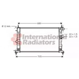 Радіатор VECTRA B MT 95-02 (Van Wezel)