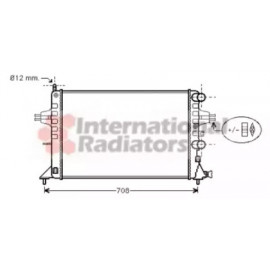 Радіатор ASTRAG 1.2/16V MT +AC 98- (Van Wezel)