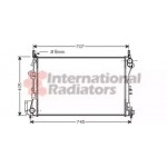 Радіатор VECTRA C/SIGNUM 16/18 02- (Van Wezel) 