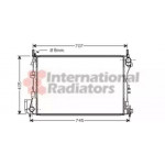Радіатор VECTRA C/SIGNUM MT +AC 02 (Van Wezel) 