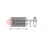 Радіатор опалювача OMEGA A ALL MT/AT +/- A/C (Van Wezel) 