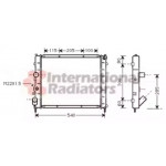 Радіатор KANGOO 15D/19D MT -AC 97- (Van Wezel) 
